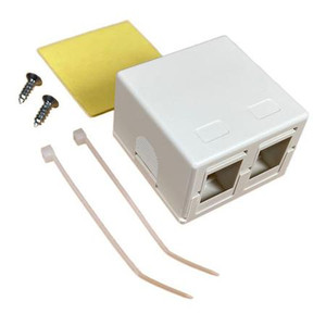 SURFACE MOUNT BOX 2 PORTS KEYSTONE